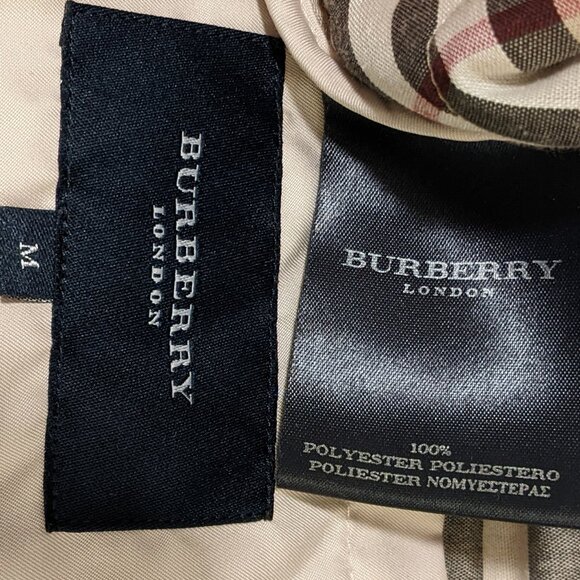 Burberry Quilted Jacket Lined Cream Medium - Picture 6 of 10